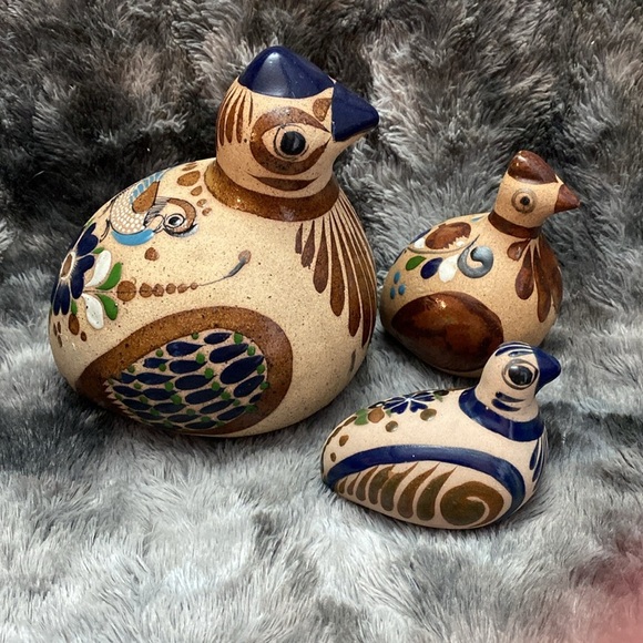 3 Vintage Mexican Tonala Birds
Pottery stoneware - Picture 3 of 16